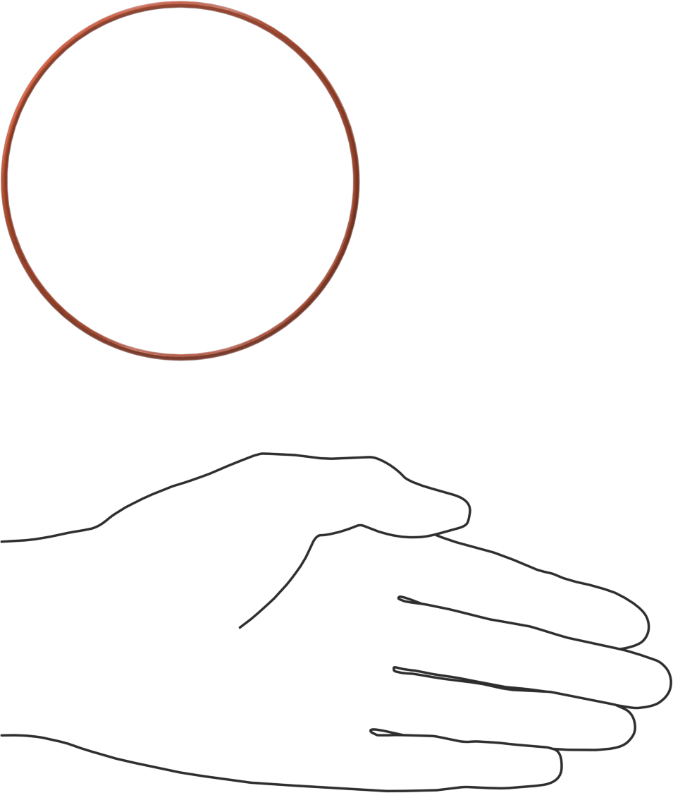 Yüksek Sıcaklık Silikon O-Ring, 1/16 Kesirli Genişlik, Dash Numarası 044