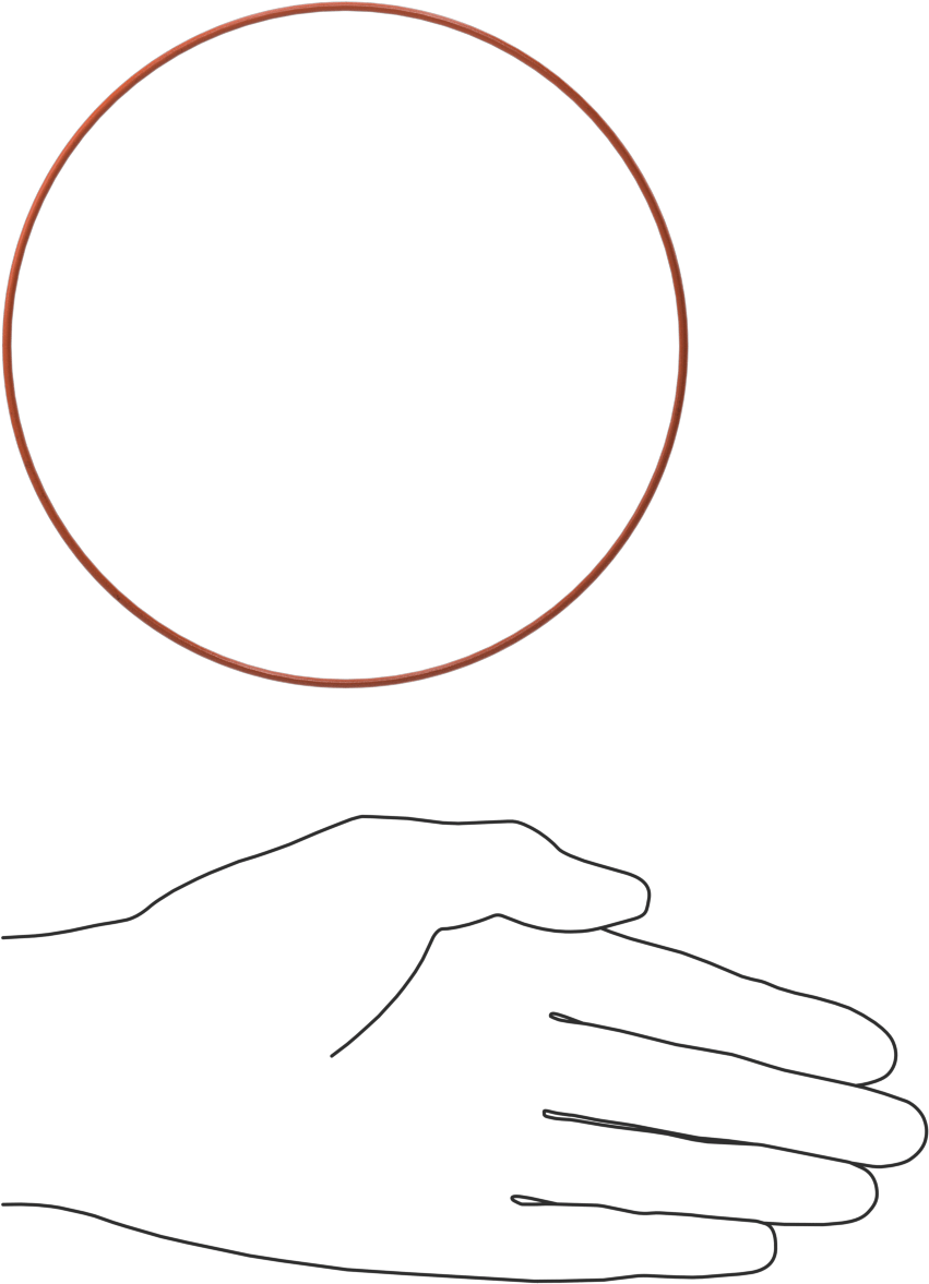 Yüksek Sıcaklık Silikon O-Ring, 1/16 Kesirli Genişlik, Dash Numarası 050