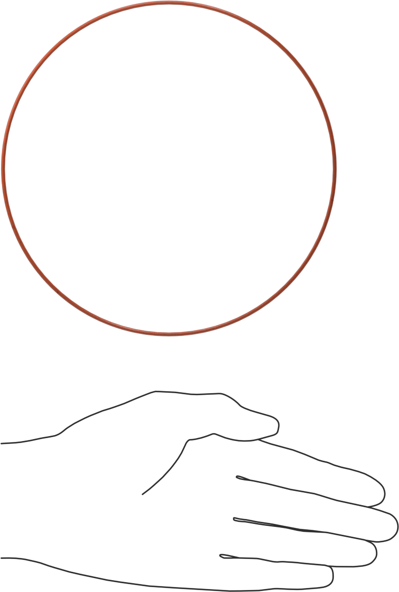 Yüksek Sıcaklık Silikon O-Ring, 1/16 Kesirli Genişlik, Dash Numarası 053