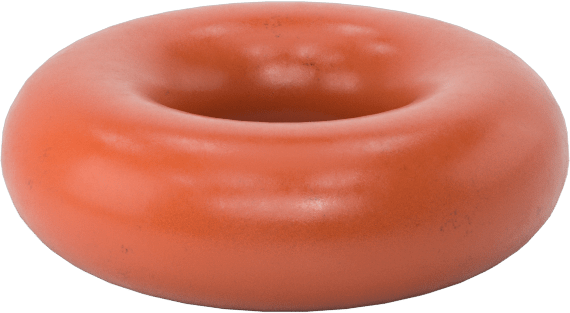 Yüksek Sıcaklık Silikon O-Ring, 1/8 Kesirli Genişlik, 201 Seri Numarası