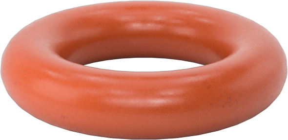 Yüksek Sıcaklık Silikon O-Ring, 1/8 Kesirli Genişlik, 204 Seri Numarası