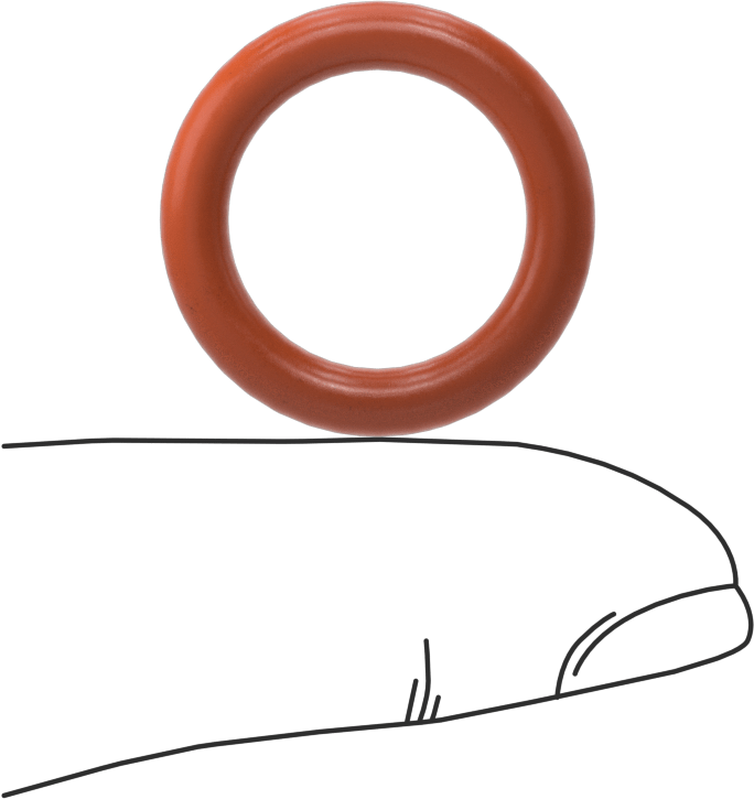 Yüksek Sıcaklık Silikon O-Ring, 1/8 Kesirli Genişlik, Dash Numara 208