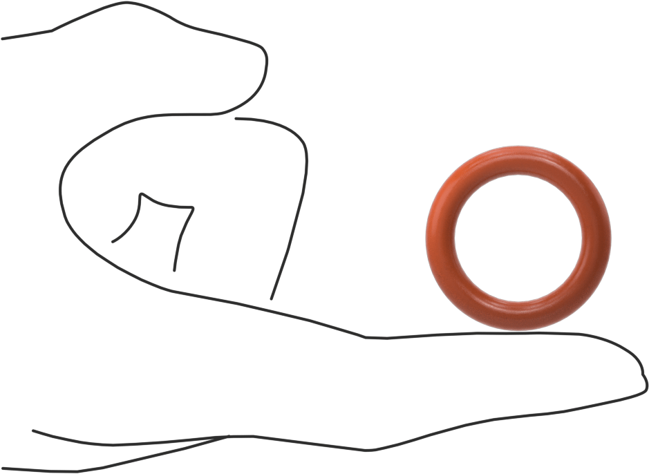 Yüksek Sıcaklık Silikon O-Ring, 3/16 Fraksiyonel Genişlik, Dash Numarası 317