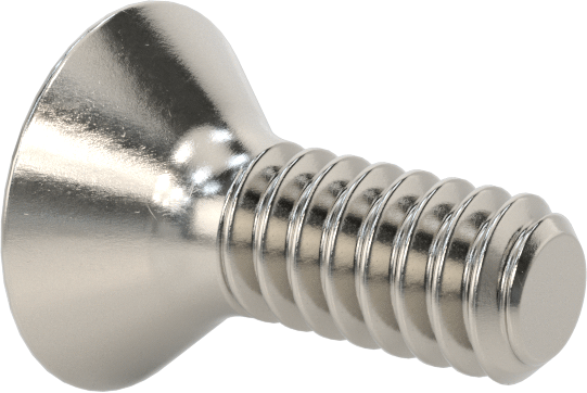 Kurcalamaya Dayanıklı Torx Düz Başlı Vidalar, 18-8 Paslanmaz Çelik, 4-40 Diş Boyutu, 5/16" Uzunluk