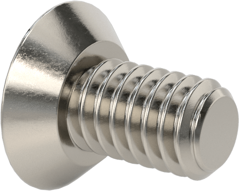 Kurcalamaya Dayanıklı Torx Düz Başlı Vidalar, 18-8 Paslanmaz Çelik, 8-32 Diş Boyutu, 5/16" Uzunluk