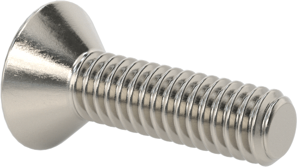 Kurcalamaya Dayanıklı Torx Düz Başlı Vidalar, 18-8 Paslanmaz Çelik, 8-32 Diş Boyutu, 5/8" Uzunluk