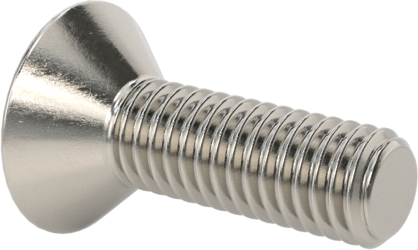 Kurcalamaya Dayanıklı Torx Düz Başlı Vidalar, 18-8 Paslanmaz Çelik, 10-32 Diş Boyutu, 5/8" Uzunluk