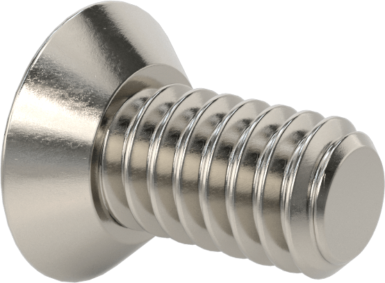 Kurcalamaya Dayanıklı Torx Düz Başlı Vidalar, 18-8 Paslanmaz Çelik, 1/4"-20 Diş Boyutu, 1/2" Uzunluk