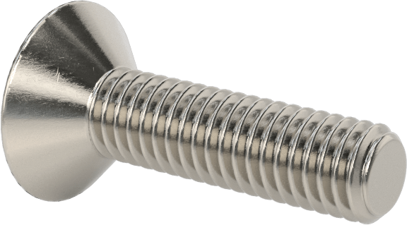 Kurcalamaya Dayanıklı Torx Düz Başlı Vidalar, 18-8 Paslanmaz Çelik, M3 x 0,5 mm Diş Boyutu, 12 mm Uzunluk