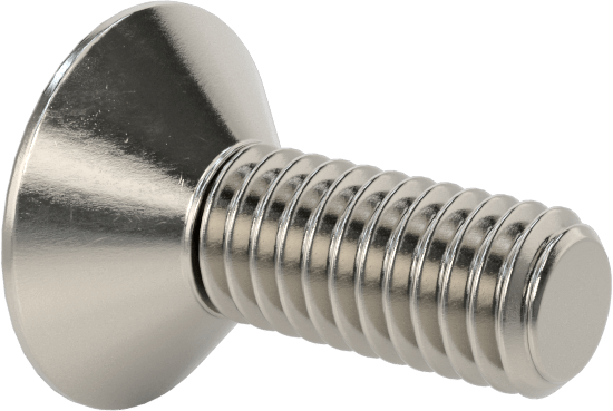 Kurcalamaya Dayanıklı Torx Düz Başlı Vidalar, 18-8 Paslanmaz Çelik, M3,5 x 0,6 mm Diş Boyutu, 10 mm Uzunluk