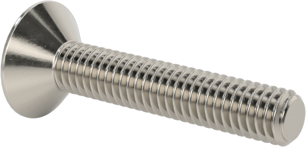 Kurcalamaya Dayanıklı Torx Düz Başlı Vidalar, 18-8 Paslanmaz Çelik, M3,5 x 0,6 mm Diş Boyutu, 20 mm Uzunluk