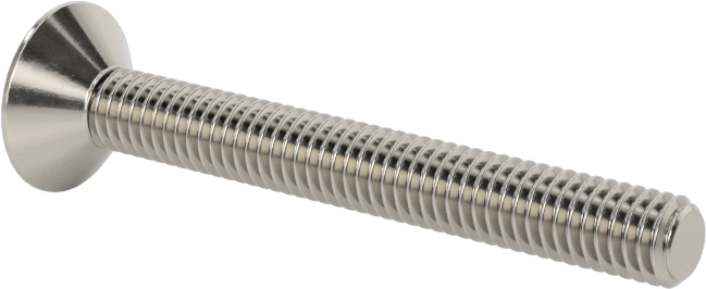 Kurcalamaya Dayanıklı Torx Düz Başlı Vidalar, 18-8 Paslanmaz Çelik, M3,5 x 0,6 mm Diş Boyutu, 30 mm Uzunluk