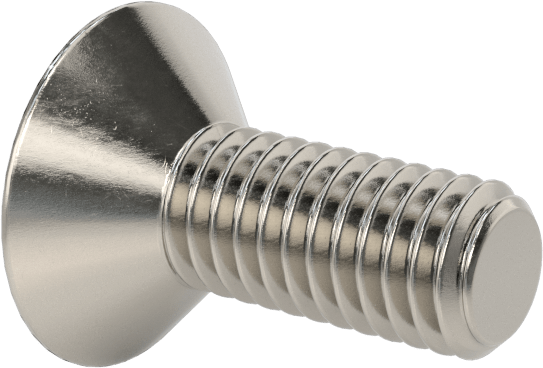 Kurcalamaya Dayanıklı Torx Düz Başlı Vidalar, 18-8 Paslanmaz Çelik, M3 x 0,5 mm Diş Boyutu, 8 mm Uzunluk