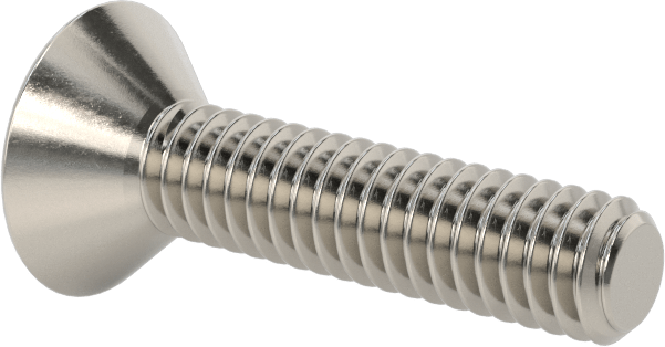 Kurcalamaya Dayanıklı Torx Düz Başlı Vidalar, Torx Plus, 18-8 Paslanmaz Çelik, 8-32 Diş Boyutu, 3/4" Uzunluk