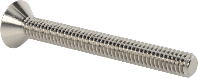 Kurcalamaya Dayanıklı Torx Düz Başlı Vidalar, Torx Plus, 18-8 Paslanmaz Çelik, 8-32 Diş Boyutu, 1-1/2" Uzunluk