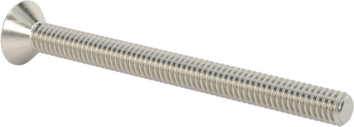 Kurcalamaya Dayanıklı Torx Düz Başlı Vidalar, 18-8 Paslanmaz Çelik, 8-32 Diş Boyutu, 2" Uzunluk