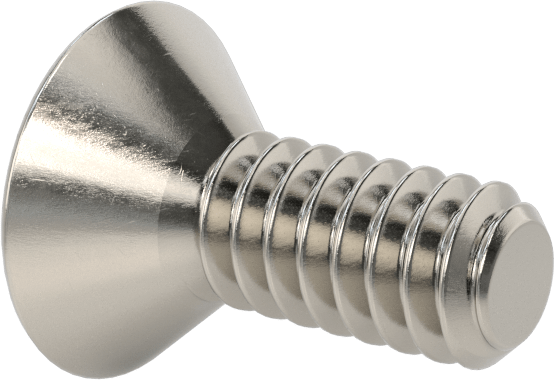 Kurcalamaya Dayanıklı Torx Düz Başlı Vidalar, Torx Plus, 18-8 Paslanmaz Çelik, 10-24 Diş Boyutu, 1/2" Uzunluk