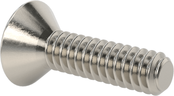 Kurcalamaya Dayanıklı Torx Düz Başlı Vidalar, Torx Plus, 18-8 Paslanmaz Çelik, 10-24 Diş Boyutu, 3/4" Uzunluk