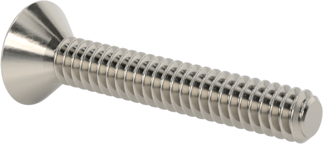 Kurcalamaya Dayanıklı Torx Düz Başlı Vidalar, Torx Plus, 18-8 Paslanmaz Çelik, 10-24 Diş Boyutu, 1-1/4" Uzunluk