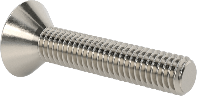 Kurcalamaya Dayanıklı Torx Düz Başlı Vidalar, Torx Plus, 18-8 Paslanmaz Çelik, 10-32 Diş Boyutu, 1" Uzunluk