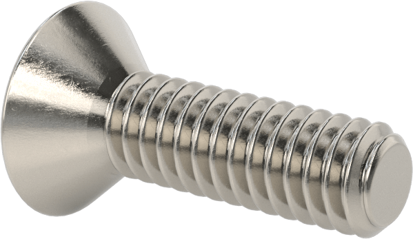 Kurcalamaya Dayanıklı Torx Düz Başlı Vidalar, Torx Plus, 18-8 Paslanmaz Çelik, 12-24 Diş Boyutu, 3/4" Uzunluk