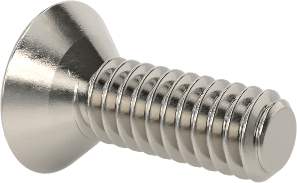Kurcalamaya Dayanıklı Torx Düz Başlı Vidalar, Torx Plus, 18-8 Paslanmaz Çelik, 1/4"-20 Diş Boyutu, 3/4" Uzunluk