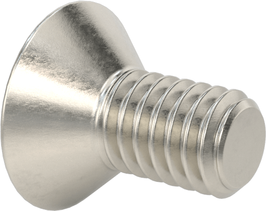 Kurcalamaya Dayanıklı Torx Düz Başlı Vidalar, 18-8 Paslanmaz Çelik, 5/16"-18 Diş Boyutu, 5/8" Uzunluk