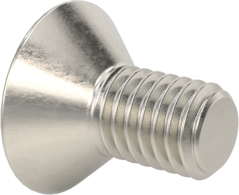 Kurcalamaya Dayanıklı Torx Düz Başlı Vidalar, 18-8 Paslanmaz Çelik, 10-32 Diş Boyutu, 3/8" Uzunluk