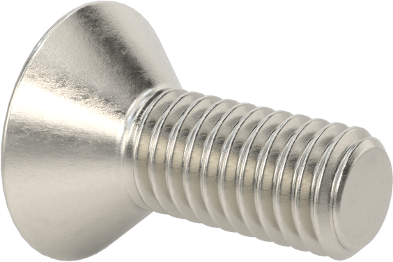 Kurcalamaya Dayanıklı Torx Düz Başlı Vidalar, 18-8 Paslanmaz Çelik, 10-32 Diş Boyutu, 1/2" Uzunluk