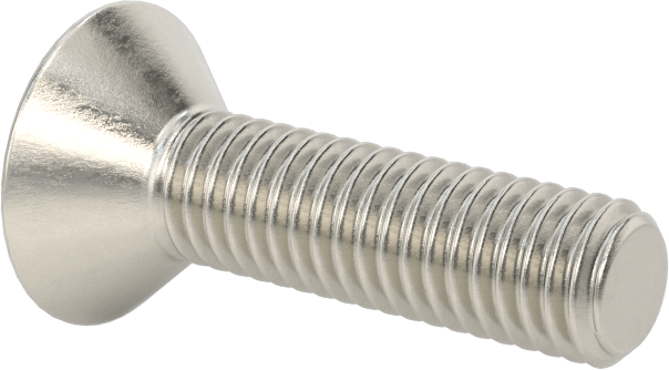 Kurcalamaya Dayanıklı Torx Düz Başlı Vidalar, 18-8 Paslanmaz Çelik, 10-32 Diş Boyutu, 3/4" Uzunluk