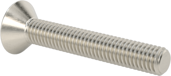 Kurcalamaya Dayanıklı Torx Düz Başlı Vidalar, 18-8 Paslanmaz Çelik, 10-32 Diş Boyutu, 1-1/4" Uzunluk