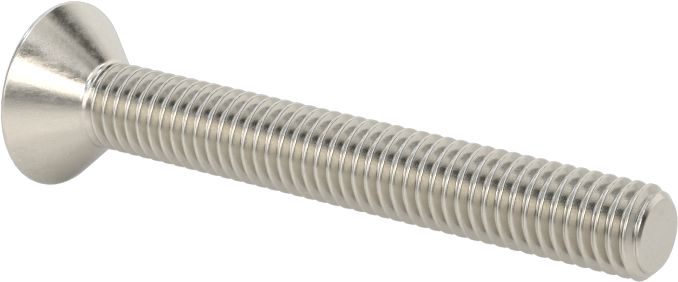 Kurcalamaya Dayanıklı Torx Düz Başlı Vidalar, 18-8 Paslanmaz Çelik, 10-32 Diş Boyutu, 1-1/2" Uzunluk