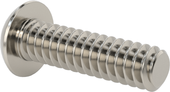 Paslanmaz Çelik Kurcalamaya Dayanıklı Düğme Başlı Torx Vidalar, 6-32 Diş Boyutu, 1/2" Uzunluk