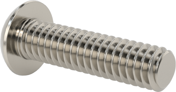 Paslanmaz Çelik Kurcalamaya Dayanıklı Düğme Başlı Torx Vidalar, 8-32 Diş, 5/8" Uzunluk