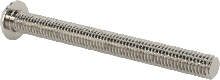 Paslanmaz Çelik Kurcalamaya Dayanıklı Düğme Başlı Torx Vidalar, 10-32 Diş, 2" Uzunluk