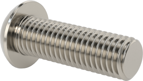 Paslanmaz Çelik Kurcalamaya Dayanıklı Düğme Başlı Torx Vidalar, 1/4"-28 Diş, 3/4" Uzunluk