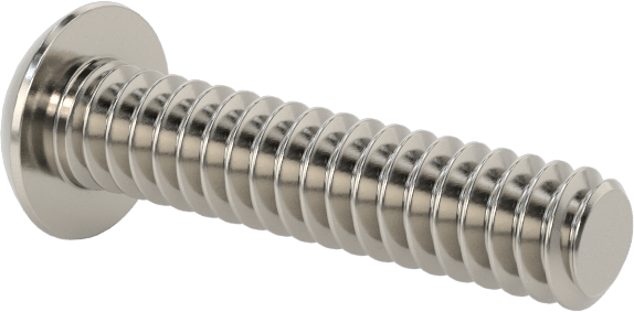 Paslanmaz Çelik Kurcalamaya Dayanıklı Düğme Başlı Torx Vidalar, 6-32 Diş Boyutu, 5/8" Uzunluk