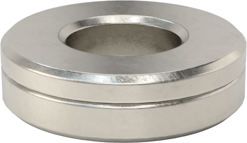 18-8 Paslanmaz Çelik Düzeltme Pulları, İki Parça, 1/2" Vida Boyutu