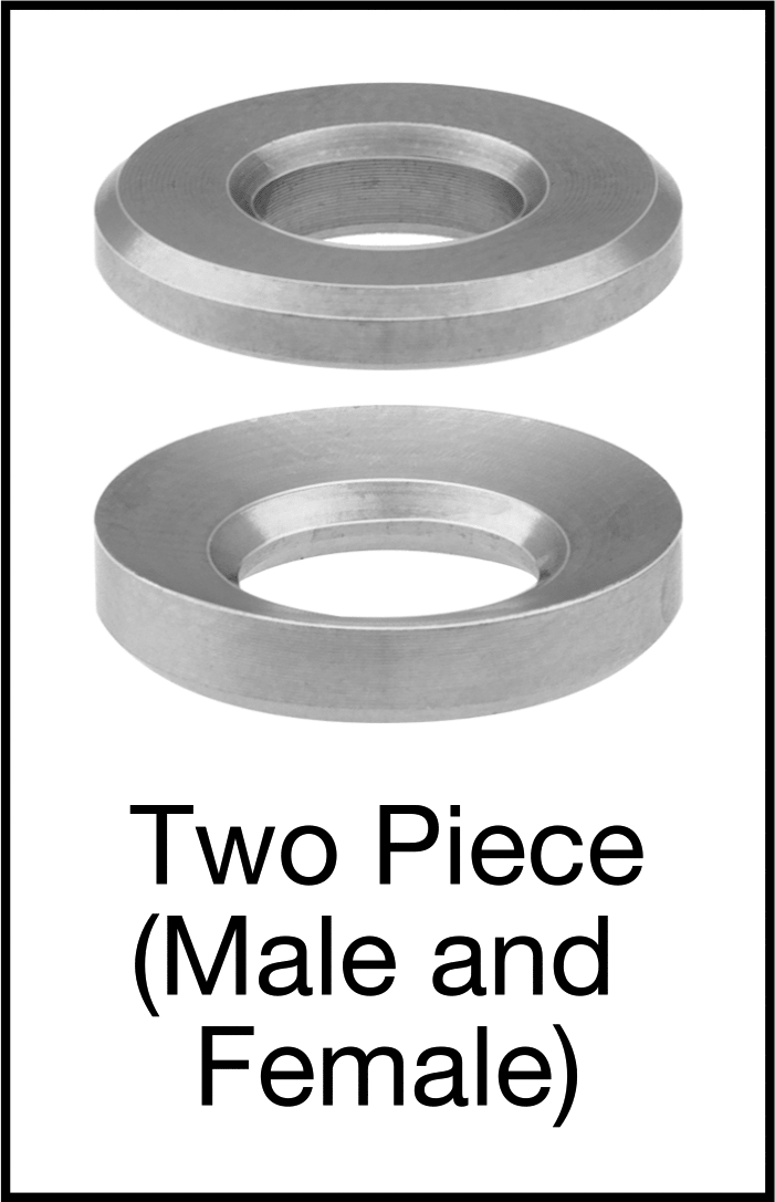 Siyah Oksit Çelik Düzleştirme Pul, İki Parça, 1/4" Vida Boyutu, 0,173“- 0,203” Kalınlık