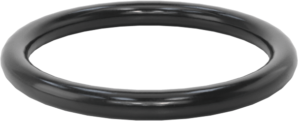 Kimyasallara Dayanıklı Viton® Floroelastomer O-Ring, Yüksek Basınç, 1/16 Kesirli Genişlik, Dash No. 016