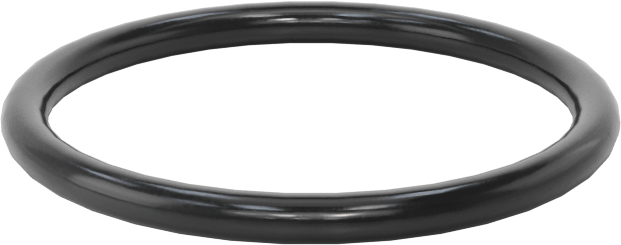 Kimyasallara Dayanıklı Viton® Floroelastomer O-Ring, Yüksek Basınç, 1/16 Kesirli Genişlik, Dash No. 019
