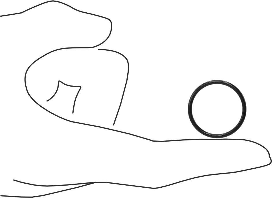 Kimyasallara Dayanıklı Viton® Floroelastomer O-Ring, Yüksek Basınç, 1/16 Kesirli Genişlik, Dash No. 020