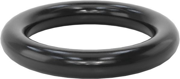 Kimyasallara Dayanıklı Viton® Floroelastomer O-Ring, Yüksek Basınç, 3/32 Kesirli Genişlik, Dash No. 112