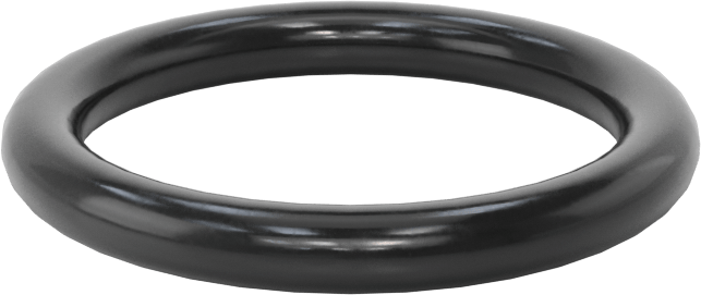 Kimyasallara Dayanıklı Viton® Floroelastomer O-Ring, Yüksek Basınç, 1/8 Kesirli Genişlik, Dash Numarası 213