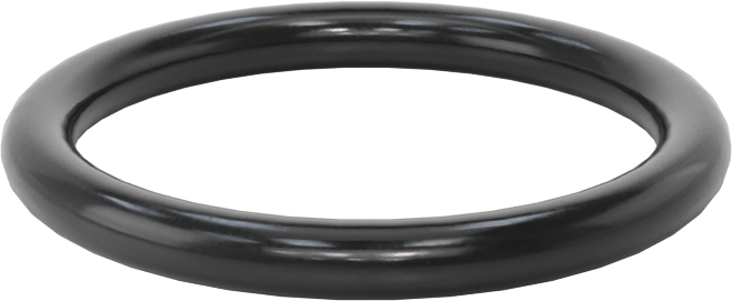 Kimyasallara Dayanıklı Viton® Floroelastomer O-Ring, Yüksek Basınç, 1/8 Kesirli Genişlik, Dash No. 216