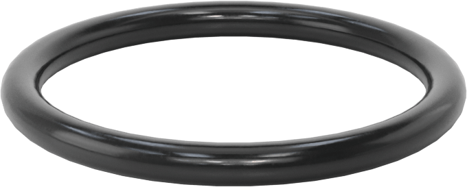 Kimyasallara Dayanıklı Viton® Floroelastomer O-Ring, Yüksek Basınç, 1/8 Kesirli Genişlik, Dash No. 220