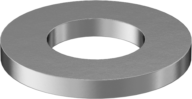Süper Korozyona Dayanıklı 316 Paslanmaz Çelik SAE Pul, 9/16" Vida Boyutu için, 0.594" ID, 1.156" OD