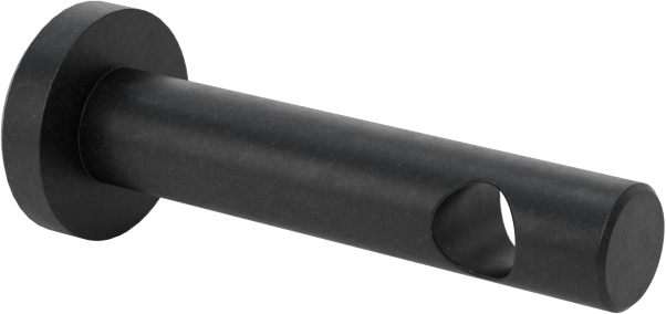 Siyah Oksitli 18-8 Paslanmaz Çelik Çatal Pimler, 1/8" Çap, 7/16" Kullanılabilir Uzunluk