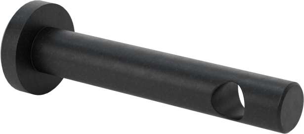 Siyah Oksitli 18-8 Paslanmaz Çelik Çatal Pimler, 1/8" Çap, 9/16" Kullanılabilir Uzunluk