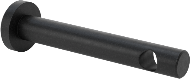 Siyah Oksitli 18-8 Paslanmaz Çelik Çatal Pimler, 1/8" Çap, 11/16" Kullanılabilir Uzunluk
